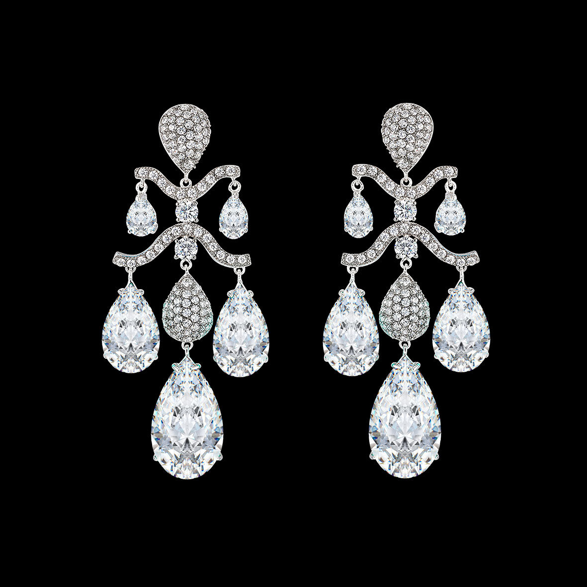 HEER - HOUSE OF JEWELLERY presents Cresent Moon Shaped Earrings available  exclusively at FEI